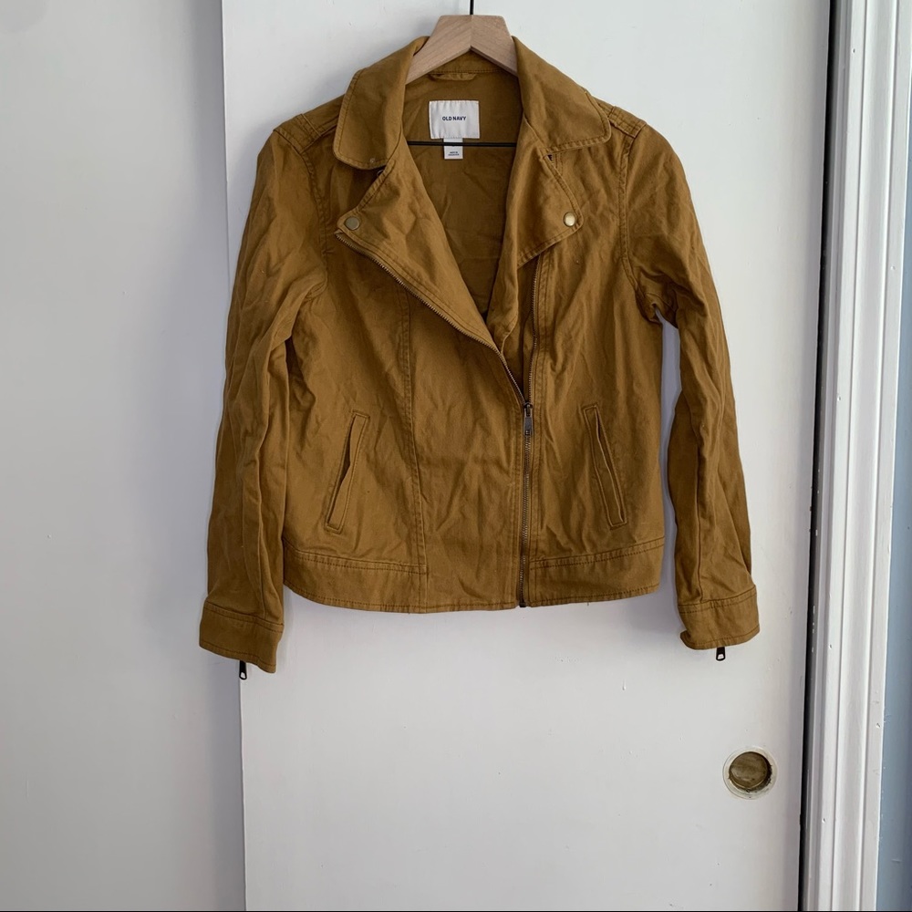 Old Navy twill moto jacket